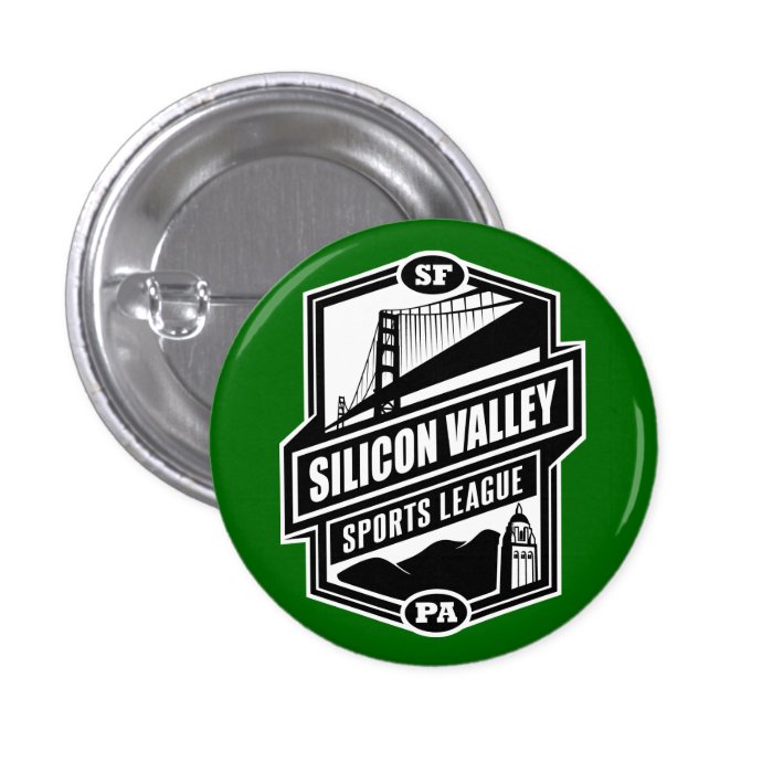 Silicon Valley Sports League Pinback Buttons