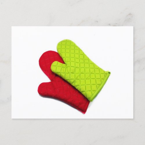 Silicone Oven Mitts Oven Glove Oven Mittens Postcard