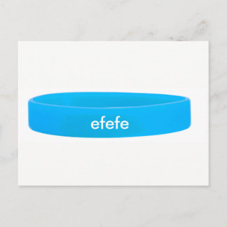 SILICONE WRISTBANDS POSTCARD