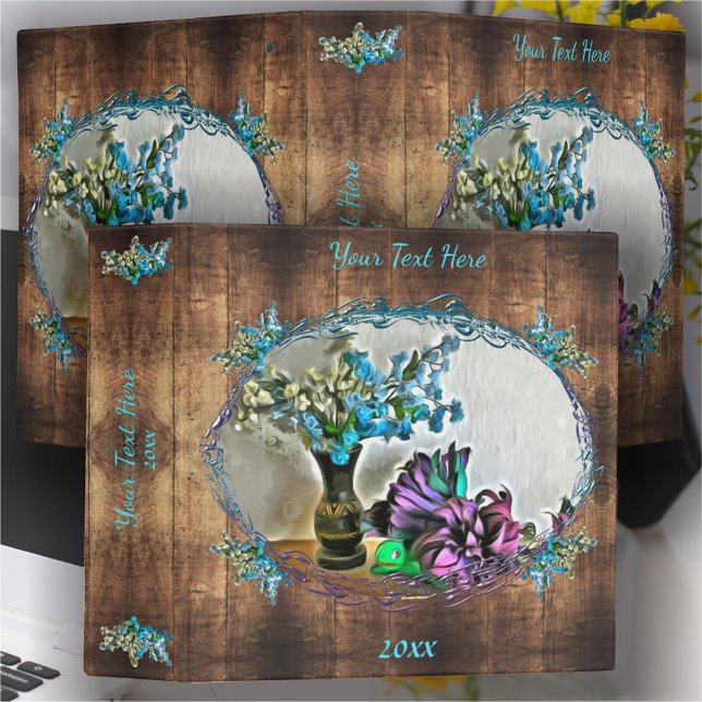 Silk and Corn Husk Flowers 2190 3 Ring Binder (Creator Uploaded)