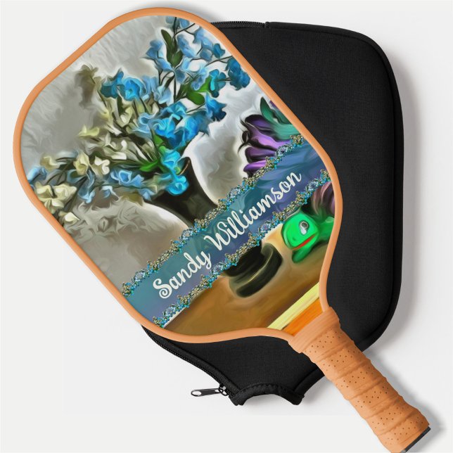 Silk and Corn Husk Flowers 2190 Pickleball Paddle (Creator Uploaded)