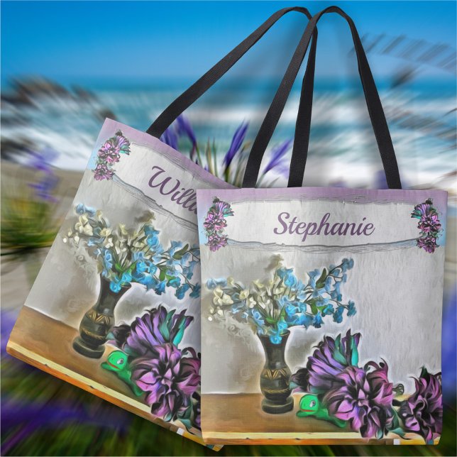 Silk and Corn Husk Flowers 2190 Tote Bag (Creator Uploaded)