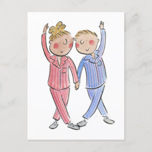 Silk Anniversary Postcard