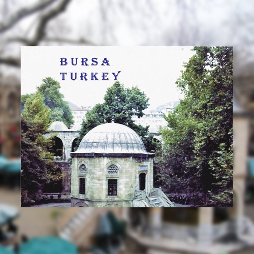 Silk Bazaar Courtyard in Bursa Postcard