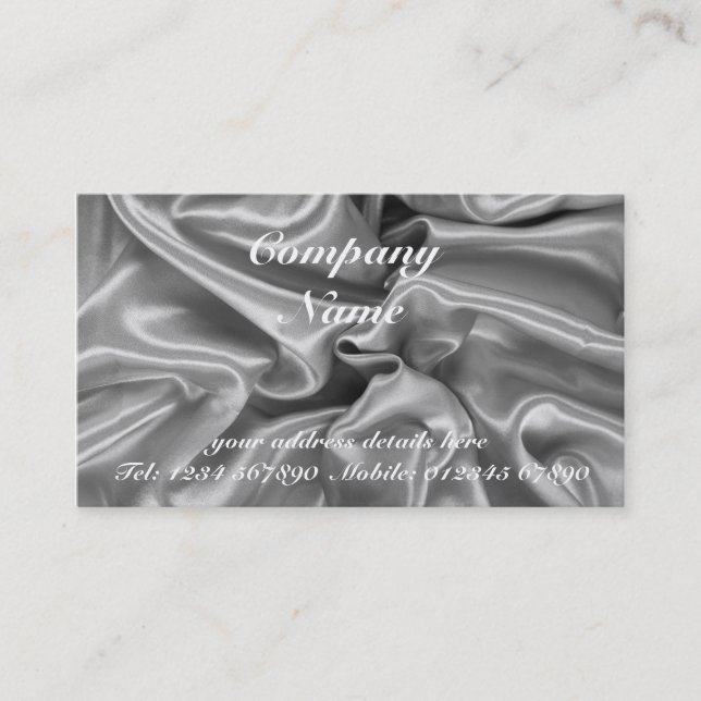 Silk business card (Front)