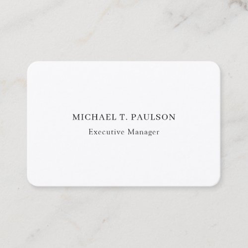 Silk Classical Minimalist Professional Elegant Business Card