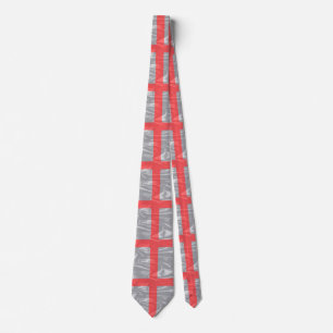 Silk Flag of England and Saint George Neck Tie