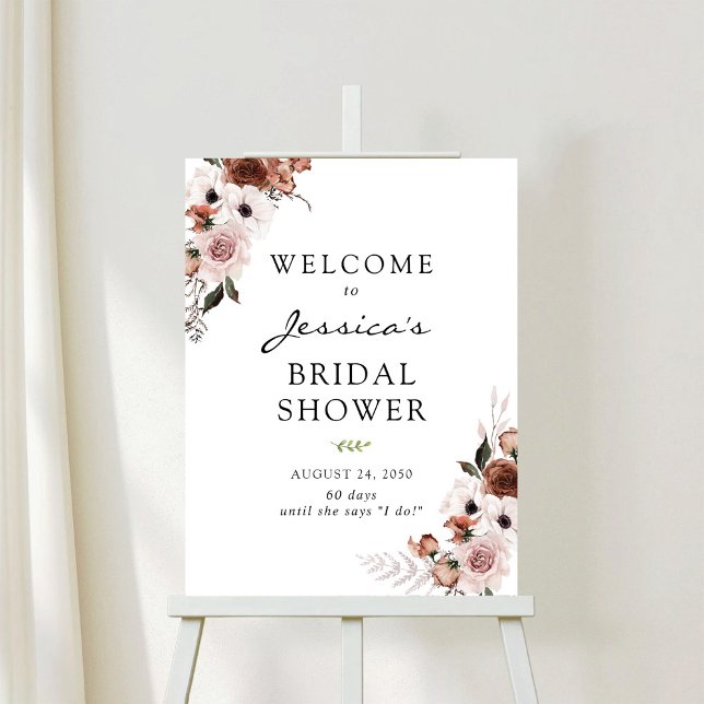 Silk Floral Bridal Shower Foam Boards (Creator Uploaded)