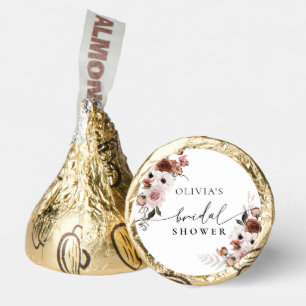 Silk Floral Bridal Shower Hershey®'s Kisses®