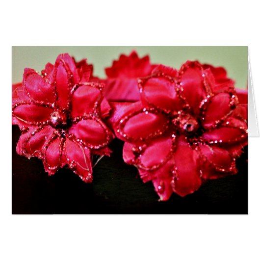 Silk Flowers Cards (Front Horizontal)