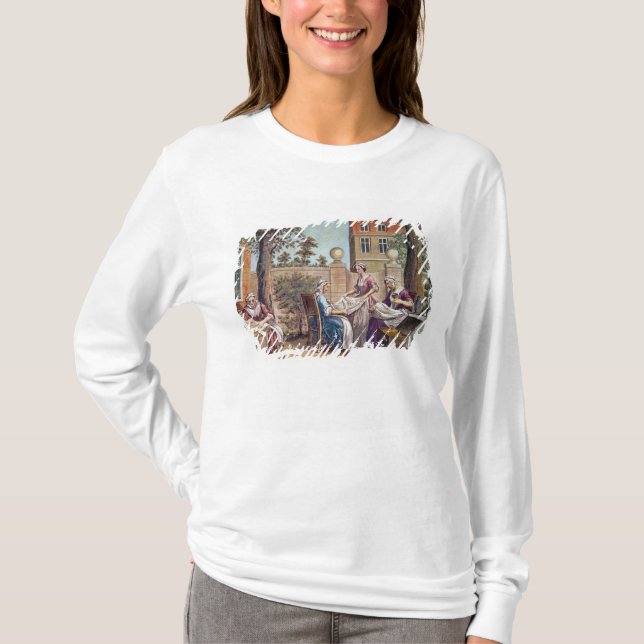 Silk-Making, engraved by J. Hinton T-Shirt (Front)