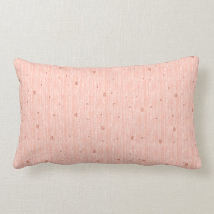 peach lumbar pillow