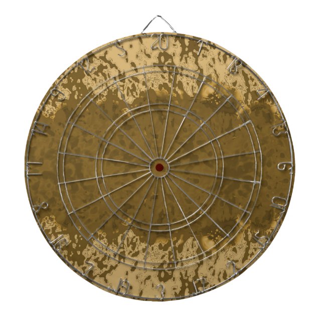Silk rustic country  abstract design dart board (Front)