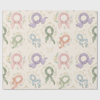 Silk Scarf Knot Wrapping Paper