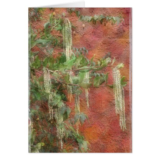 Silk Tassel Tree - Card (Front)