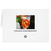 Silk Tulip Cards (Back Horizontal)