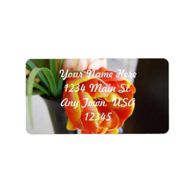 Silk Tulip Label (Front)