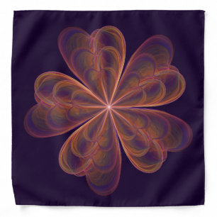 Silken Flowers Wedding Bandana