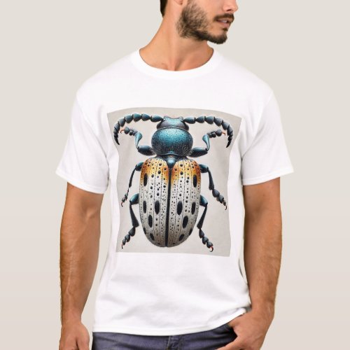 Silken Fungus Beetle 290624IREF105 _ Watercolor T_Shirt