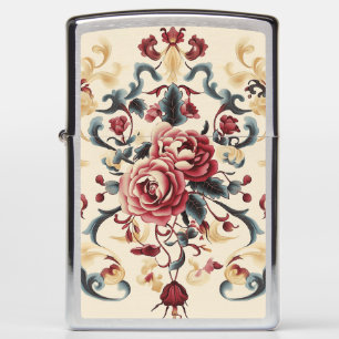Silken Rose Dynasty Zippo Lighter