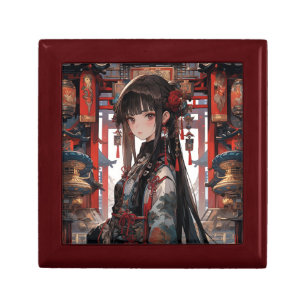  Silken Serenity Anime Keepsake Box