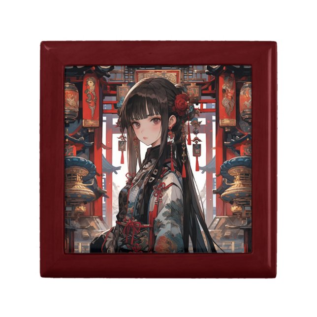  Silken Serenity Anime Keepsake Box (Front)