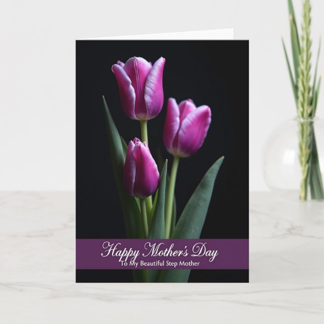 Silken Texture Mothers Day Card (Front)