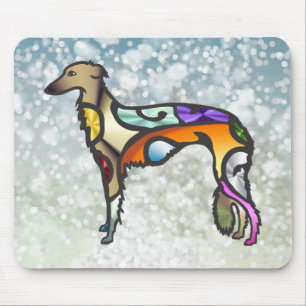 Silken Windhound Filigree Mouse Pad
