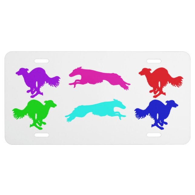 Silken Windhound License Plate (Front)