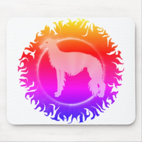 Silken Windhound Neon Mouse Pad