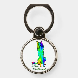 Silken Windhound Phone Ring Stand