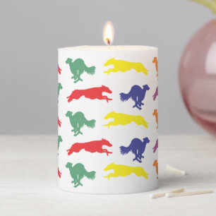 Silken Windhound Pillar Candle