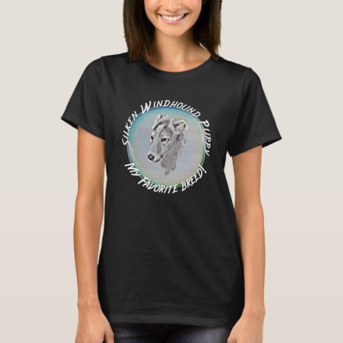 Silken Windhound Puppy T_Shirt