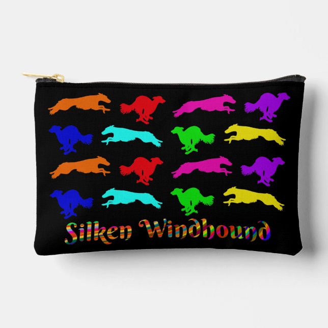 Silken Windhound Running  Accessory Pouch (Front)