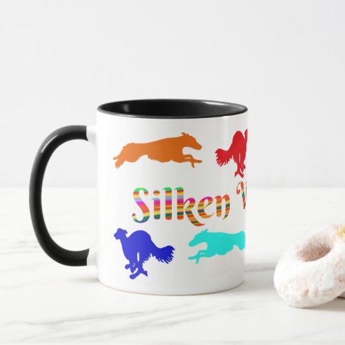 Silken Windhound Running Coffee Mug