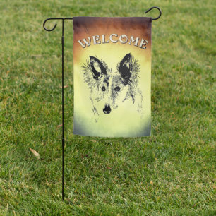 Silken Windhound Star Garden Flag