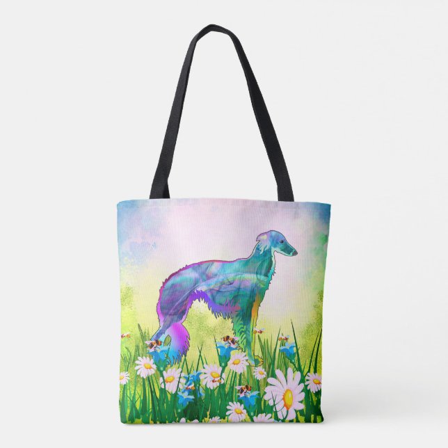 Silken Windhound Welcome Tote Bag (Back)