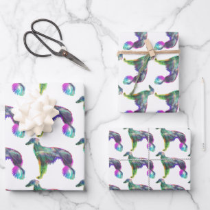 Silken Windhound Wrapping Paper