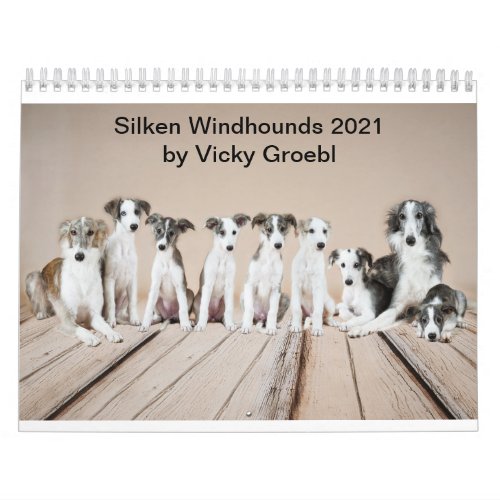 Silken Windhounds 2021 by Vicky Groebl _ Puppies 2 Calendar