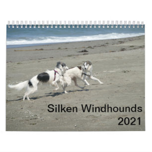 Silken Windhounds 2021 - Fun At The Beach Calendar
