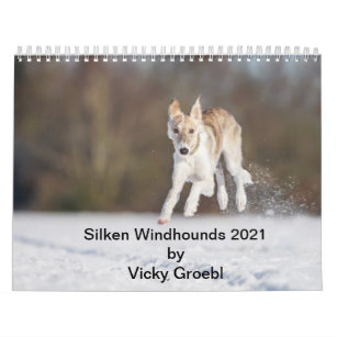 Silken Windhounds by Vicky Groebl Puppies 1-2 Calendar