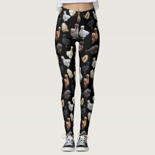 Chicken shop print leggings