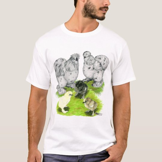 Silkie Bantam Splash Family T-Shirt