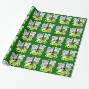 Silkie Bantam Splash Family Wrapping Paper