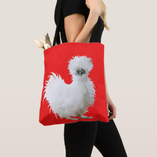 "silkie ch8ckwn tote bag