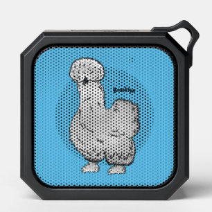 Silkie chicken cartoon illustration  bluetooth speaker