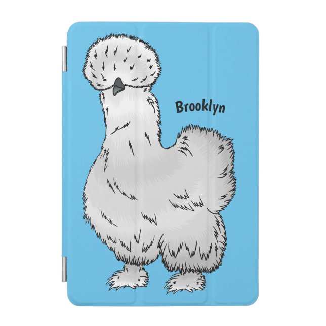 Silkie chicken cartoon illustration  iPad mini cover (Front)