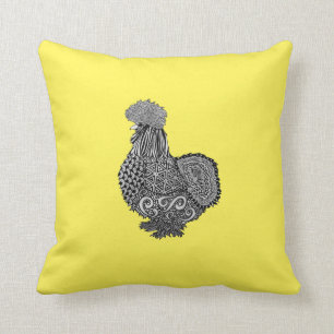 silkie chicken pillow
