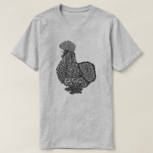 silkie chicken t shirt