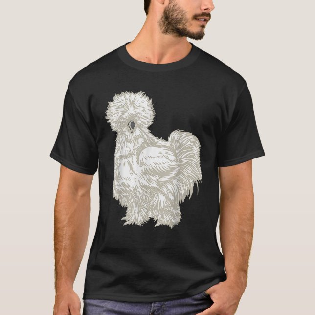 Silkie Chicken T Shirt (Front)